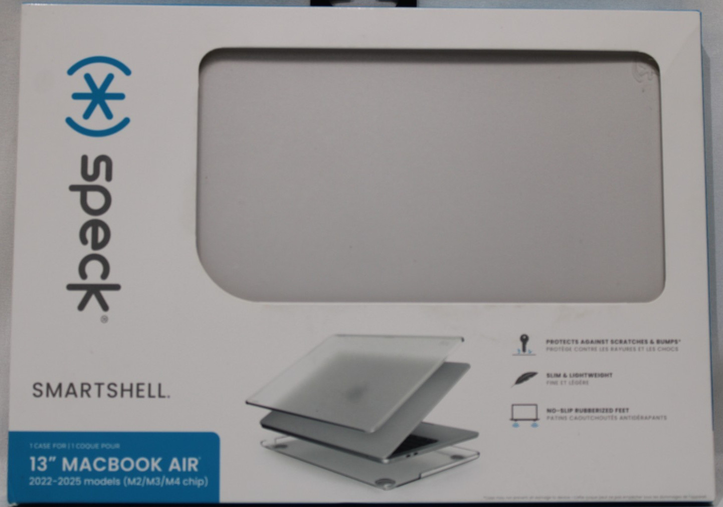 Speck - Smartshell protective Case for apple Macbook Air 13" (2022-2025) - Clear