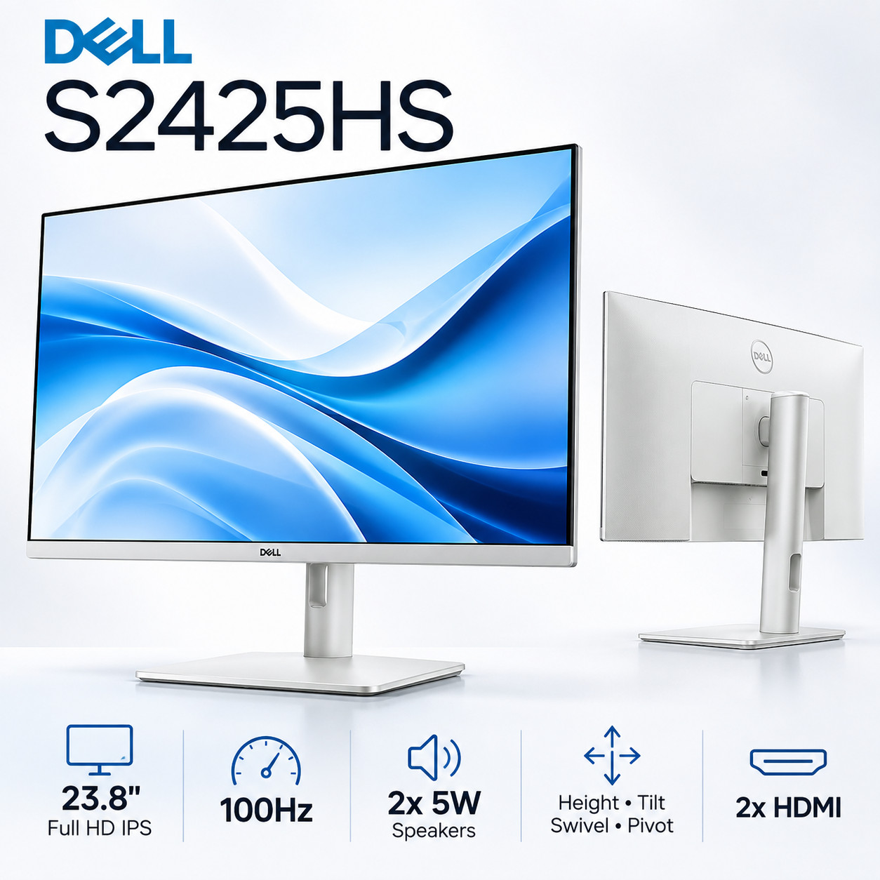 Dell S2425HS 24'' 1080p Full HD IPS WLED Monitor
