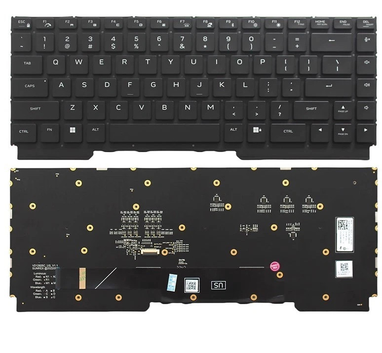 New Laptop US RGB Backlit Keyboard For Dell Alienware M16 R1 0MR536 MR536
