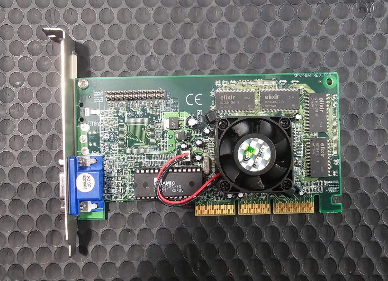 Vintage - nVidia Riva TNT2 Model 64 32MB AGP - Tested and Working - Retro Gaming