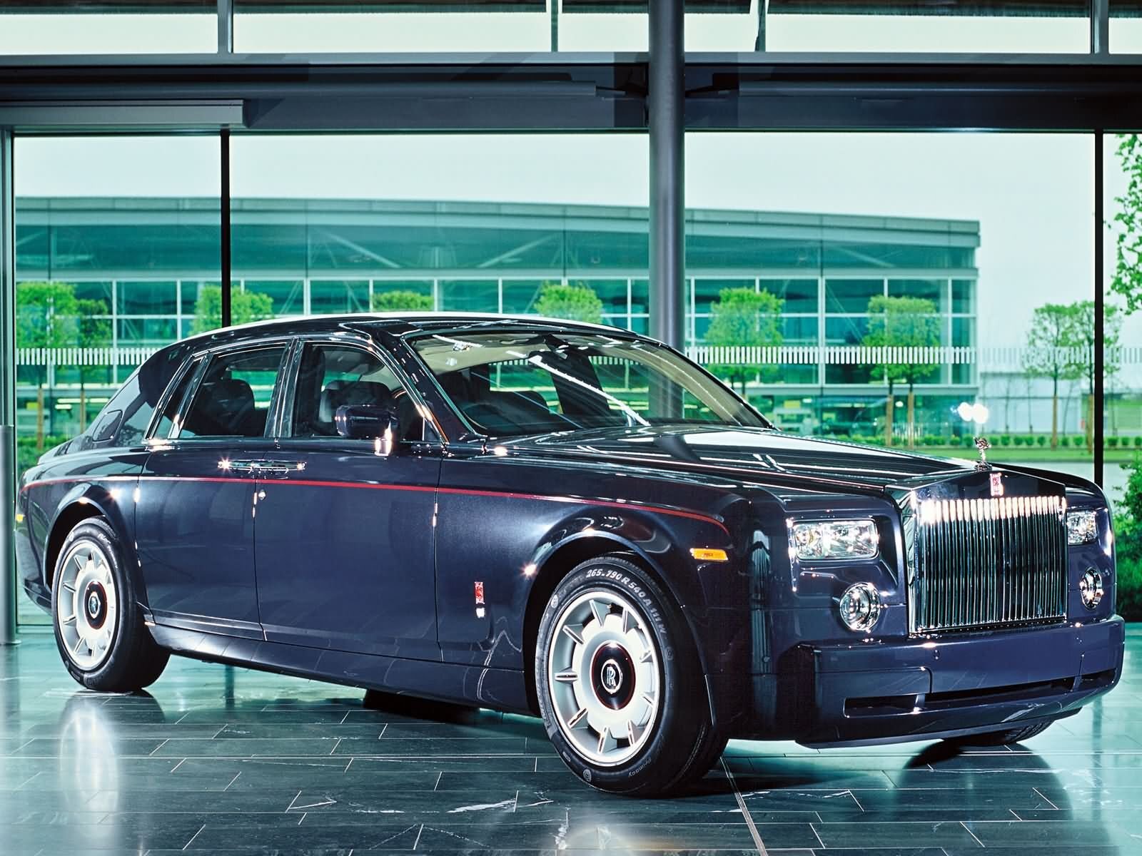 Cars rolls royce centenary phantom Desk Mat Stitched