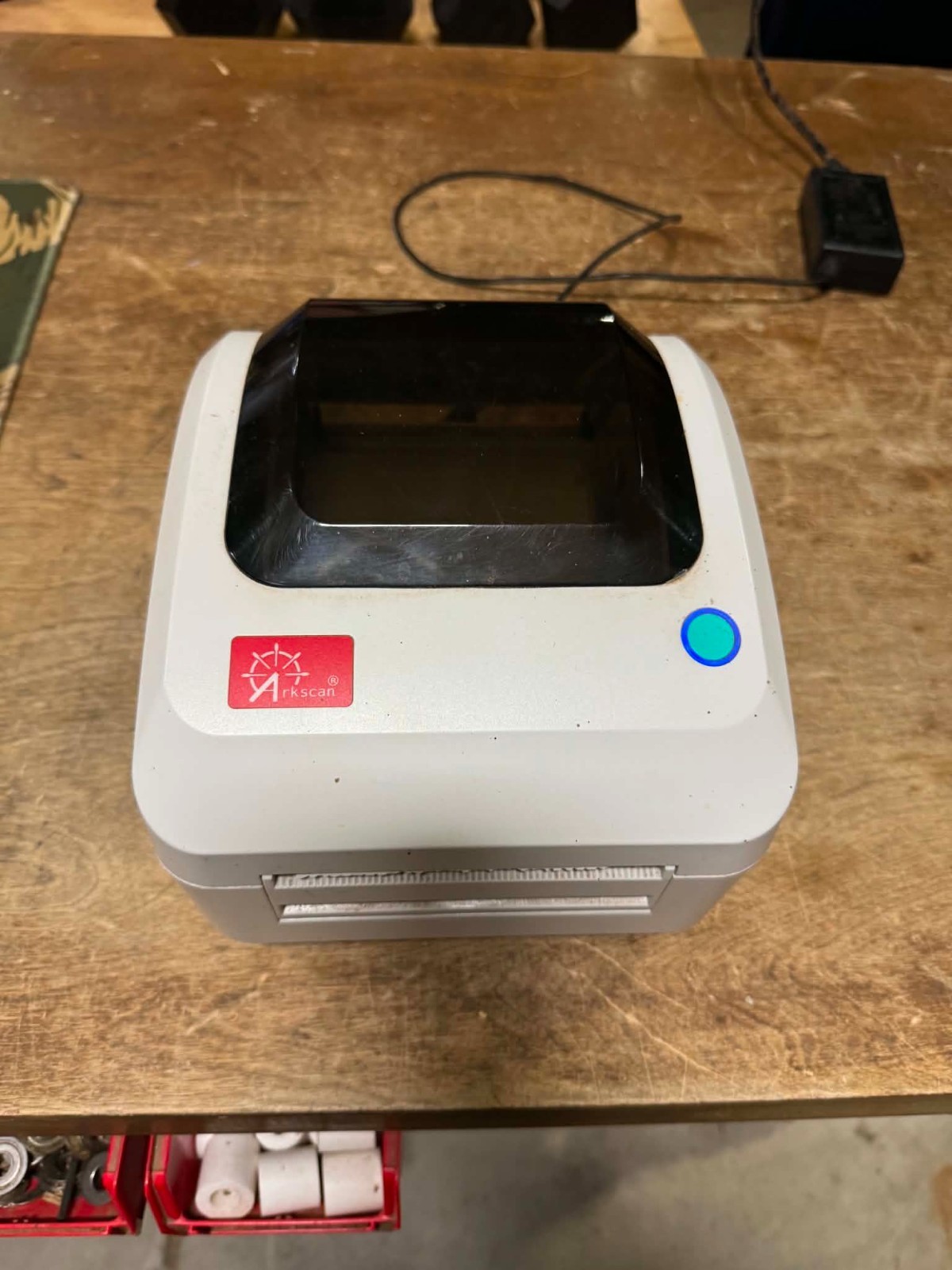 Arkscan 2054A-USB Thermal Shipping Label Printer 4x6 Tested w/ Power & USB Cable