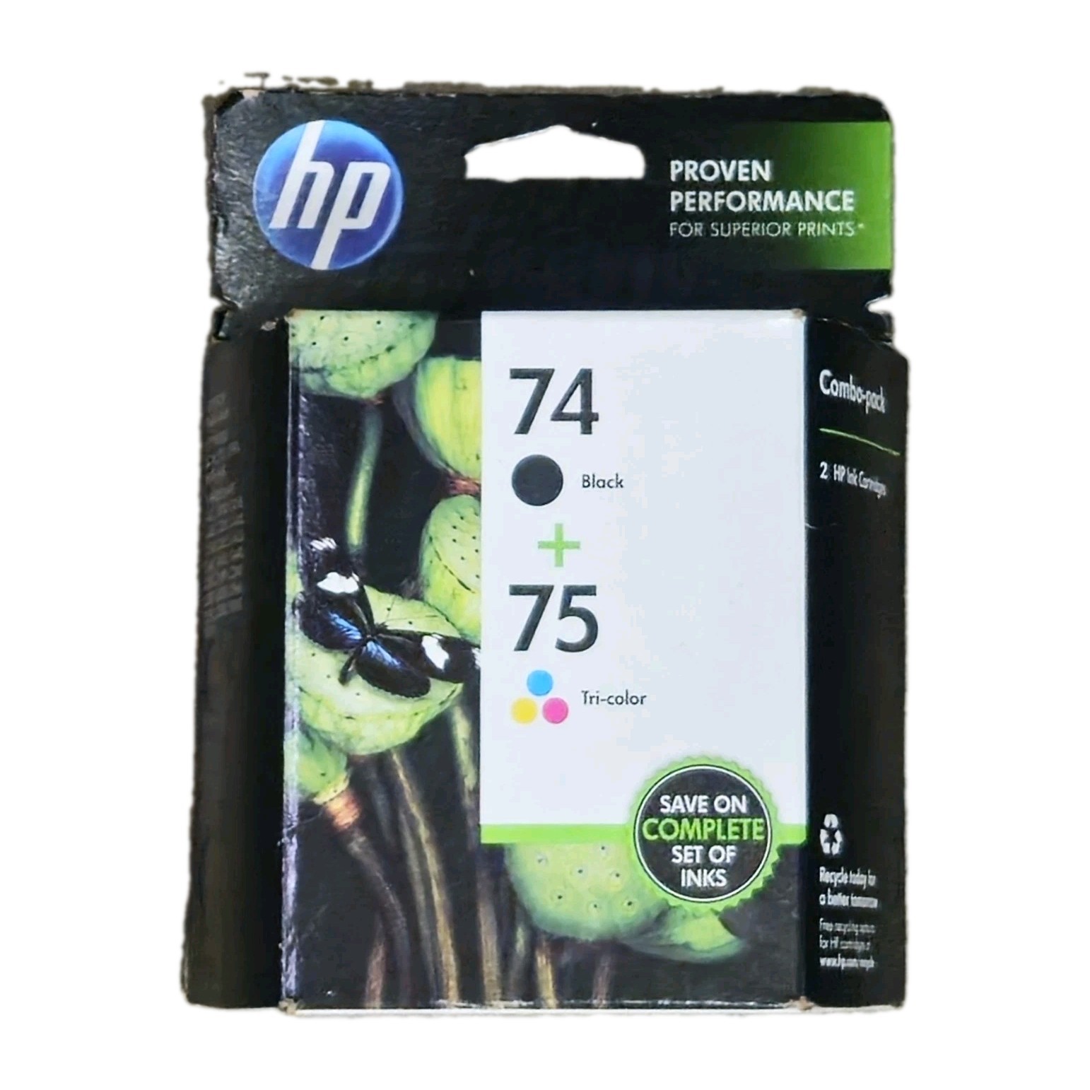 HP Genuine 74/75 Inkjet Cartridge Combo Pack Black & Tri-Color