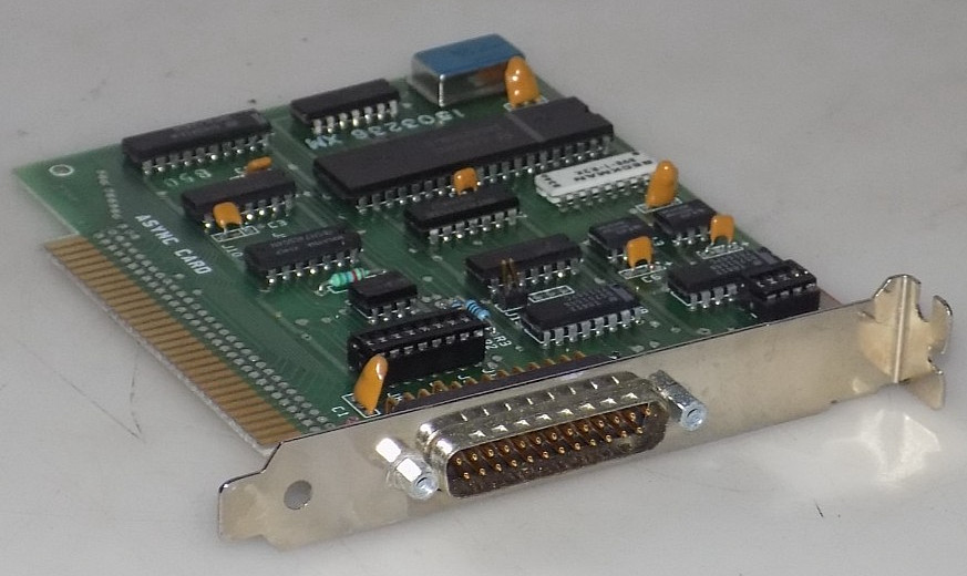 VINTAGE- IBM 1503236XM. 1501452  8-BIT ISA PC XT ASYNC CARD DB25
