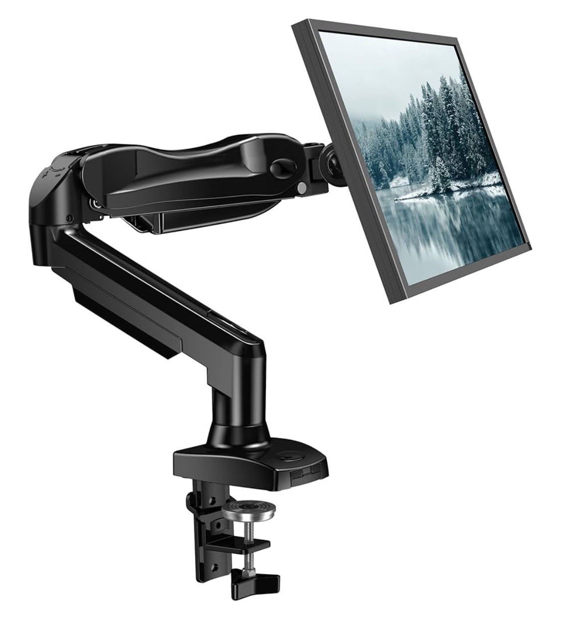 Huanuo Flexi Full Motion Desk Mount Monitor Arm, Model HNSS7 - 
