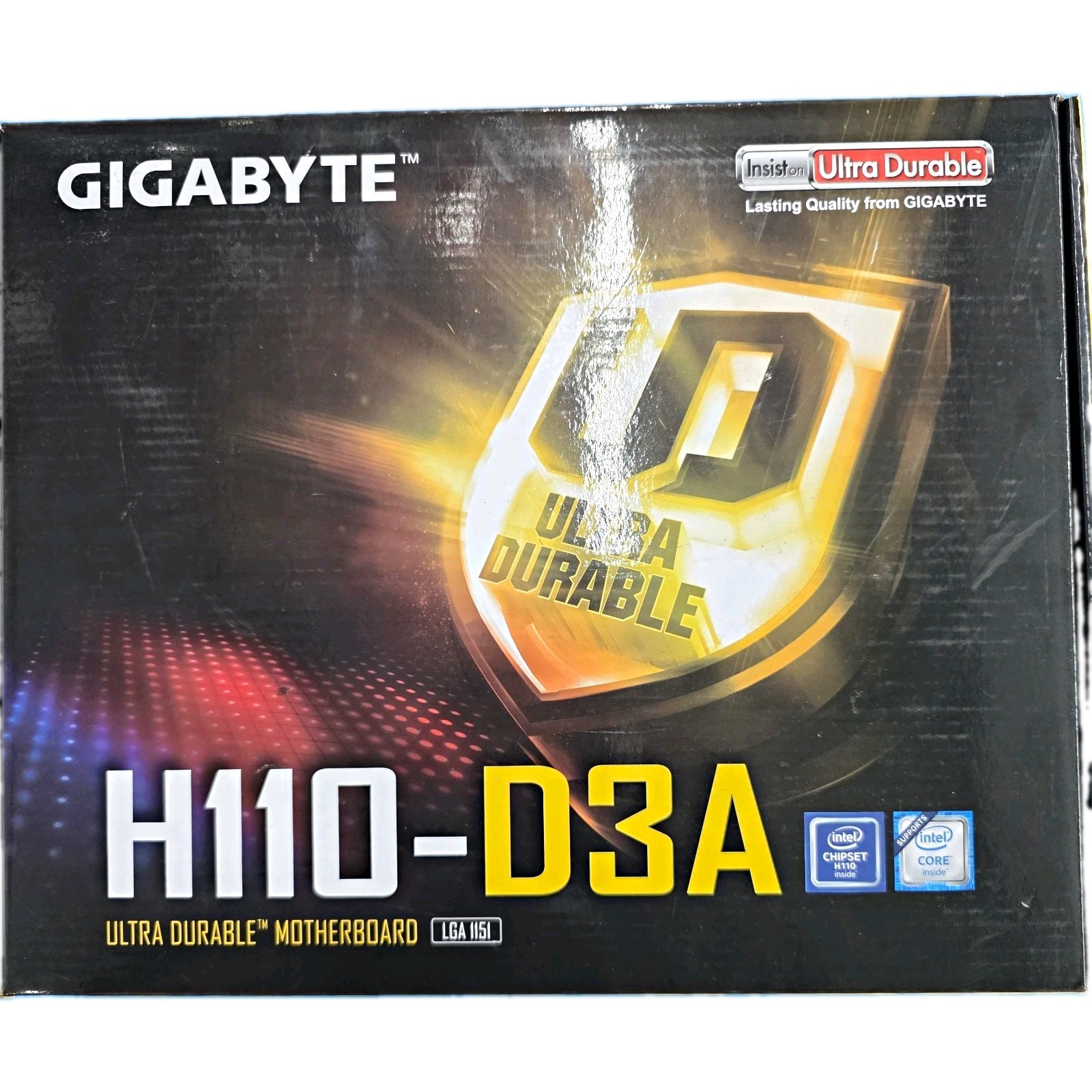 GIGABYTE H110-D3A ATX Intel LGA1151 DDR4 Motherboard Ultra Durable