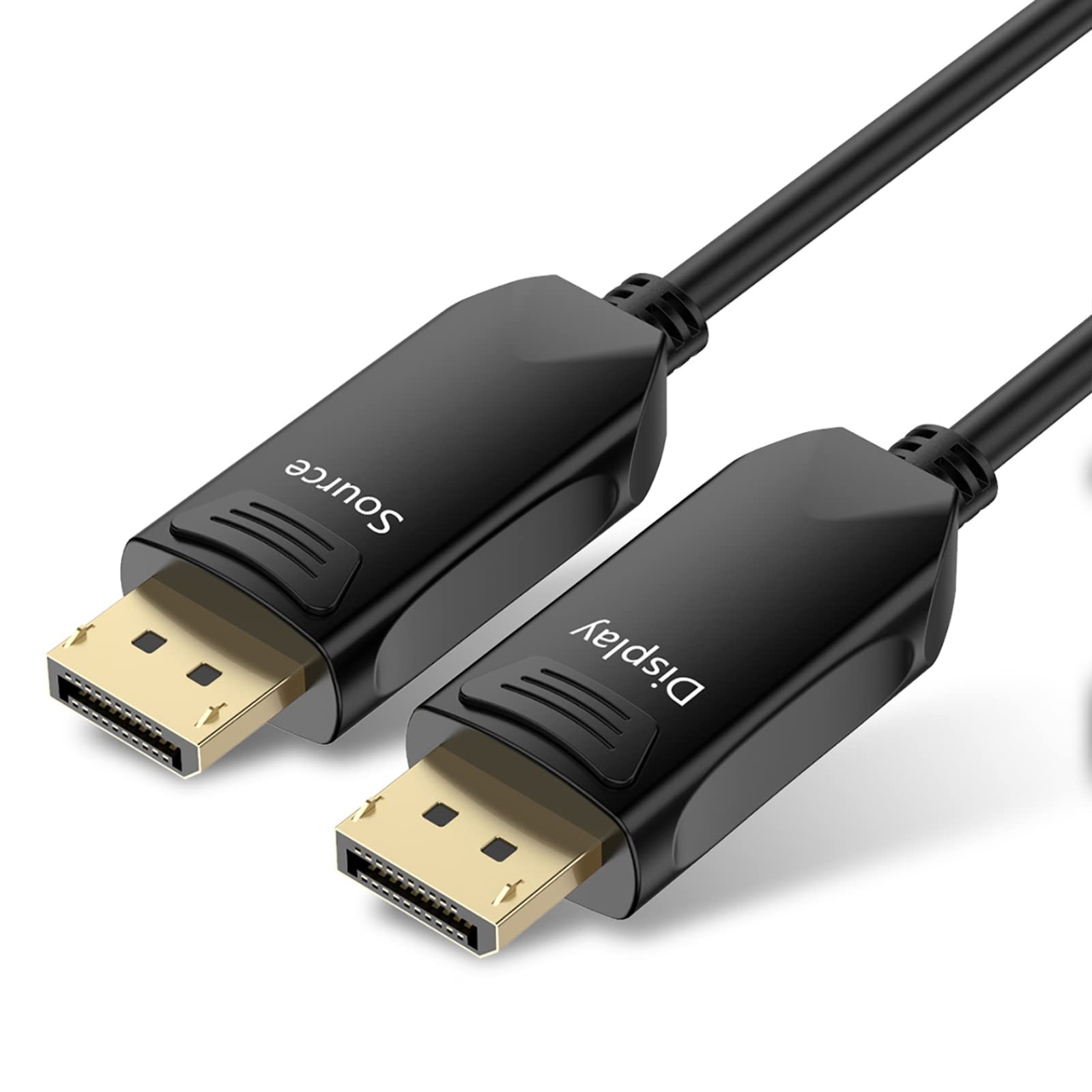 Bifale Dp Fiber Cable 100Ft Displayport Fiber Optic High Speed 32.4 Gbps 8K60Hz