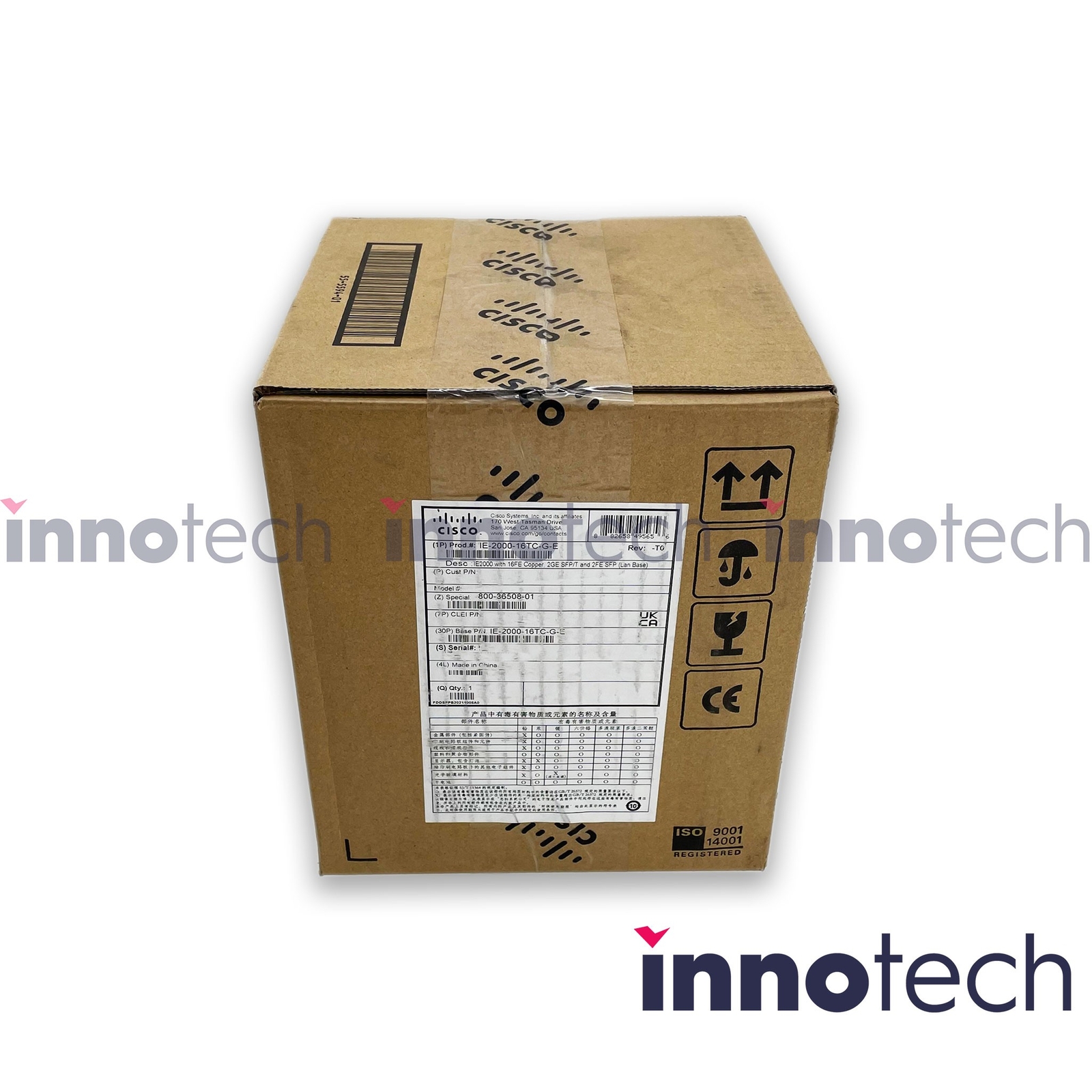 Cisco IE-2000-16TC-G-E Industrial Network Switch Managed FastEthernet New Sealed