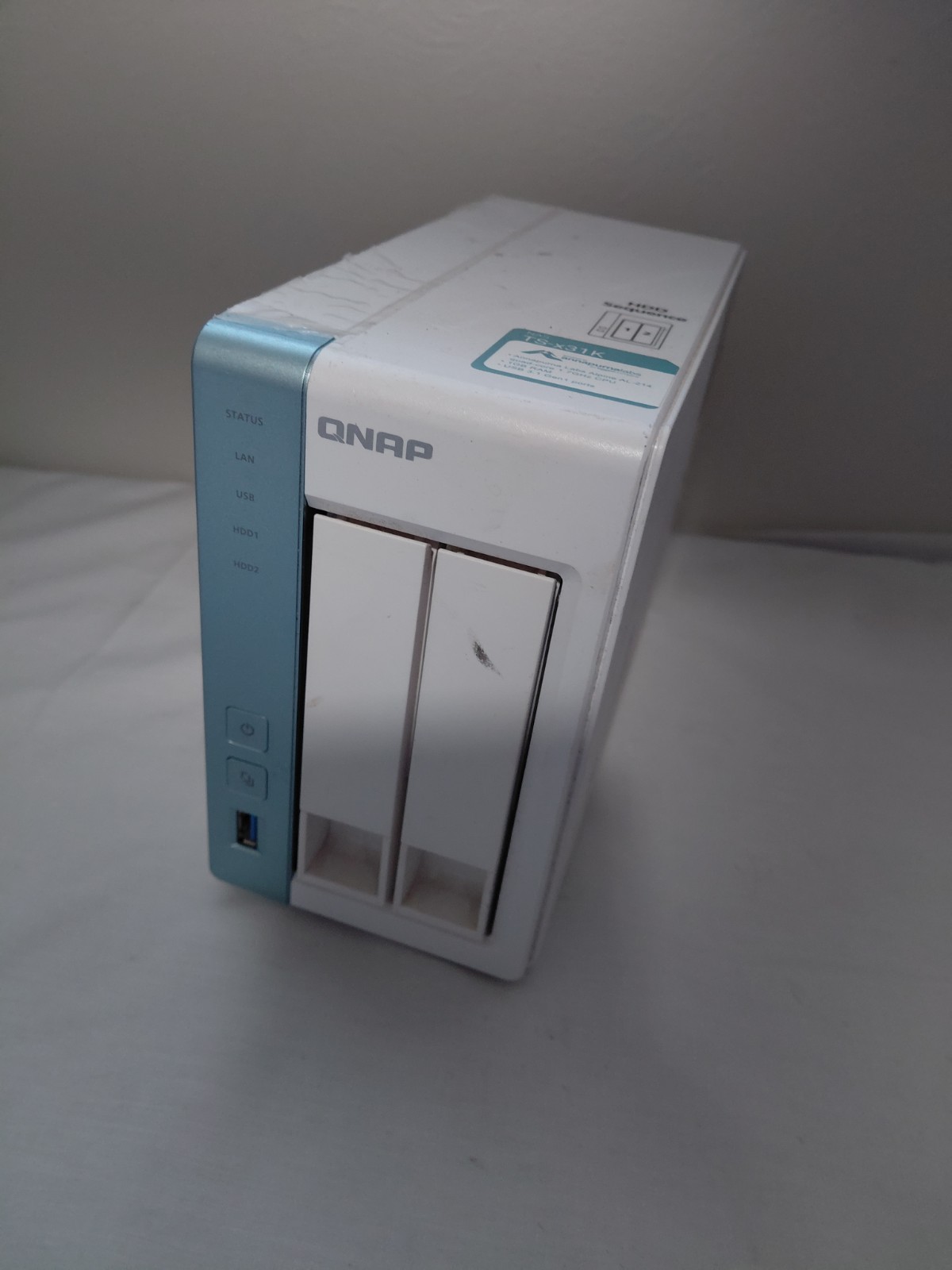 QNAP TS-231k - 2-Bay Personal Cloud  (USED) No Power Supply