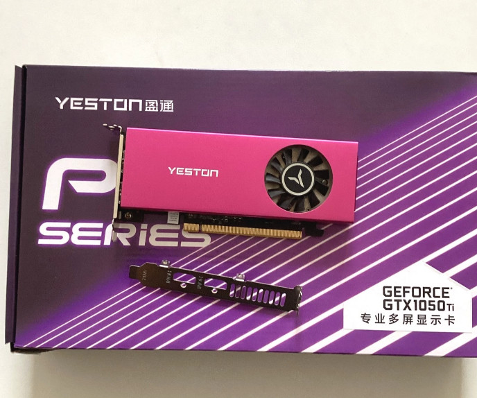 Yeston GTX 1050 Ti 4GB GDDR5 Low Profile Graphics Card SFF Half Height HDMI DVI