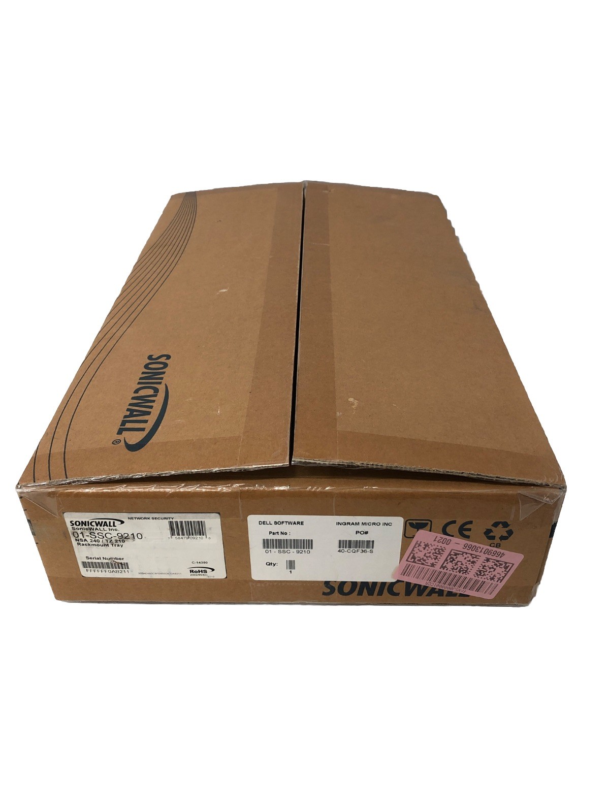 SonicWALL TZ 210/NSA 240 Rack Mount Kit ~ Part# 01-SSC-9210 ~ NEW