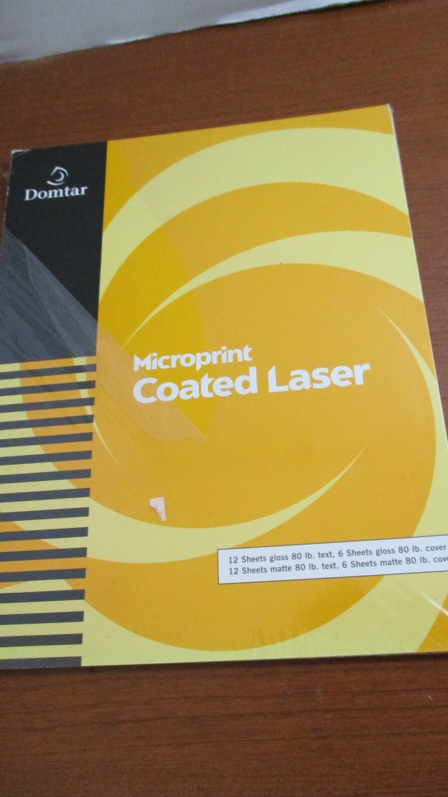 DOMTAR MICROPRINT COATED LASER MATTE COMPUTER PRINTER PAPER~36 Sheets