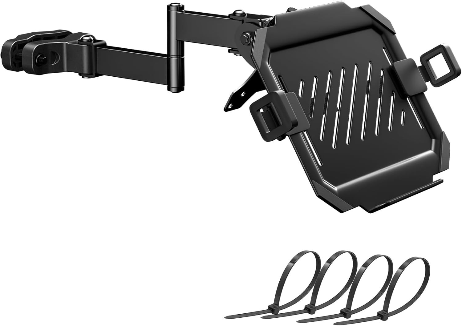 Laptop Pole Mount Tray – Universal Full Motion Arm Holder with Removable 75mm...