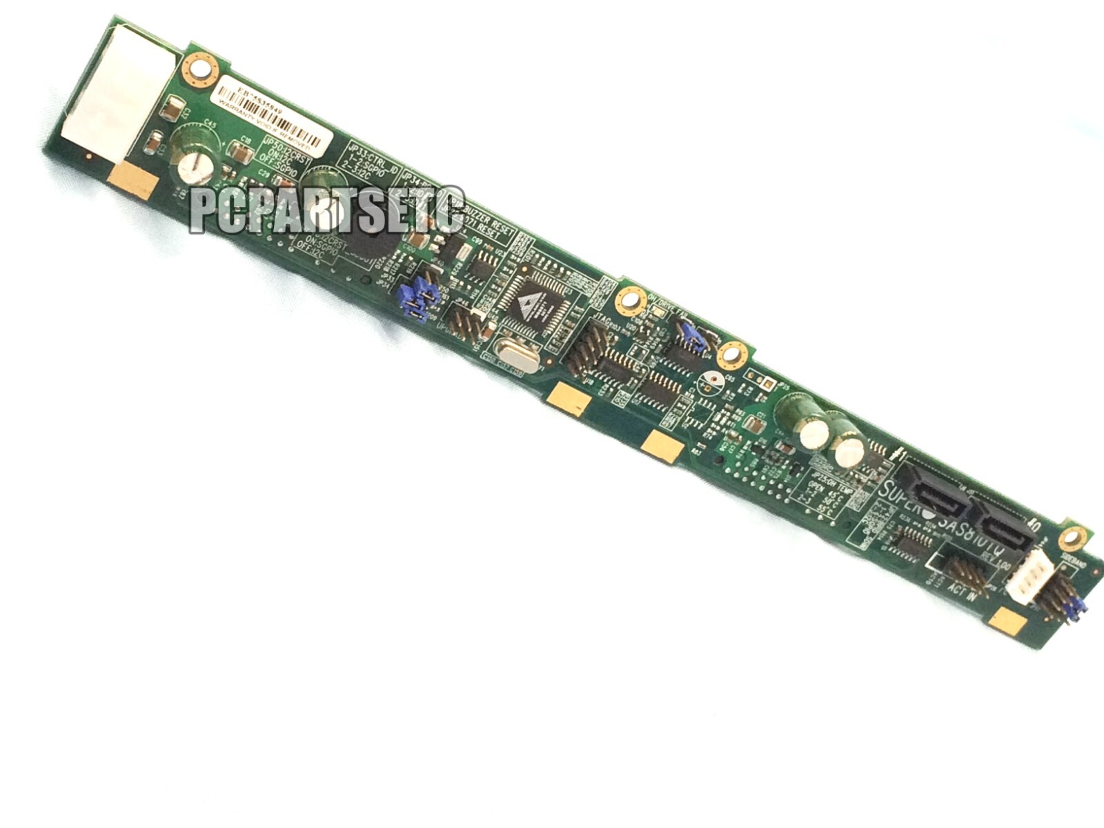 SAS810TQ Supermicro SATA Backplane Board With Two SATA Ports Rev 1.00