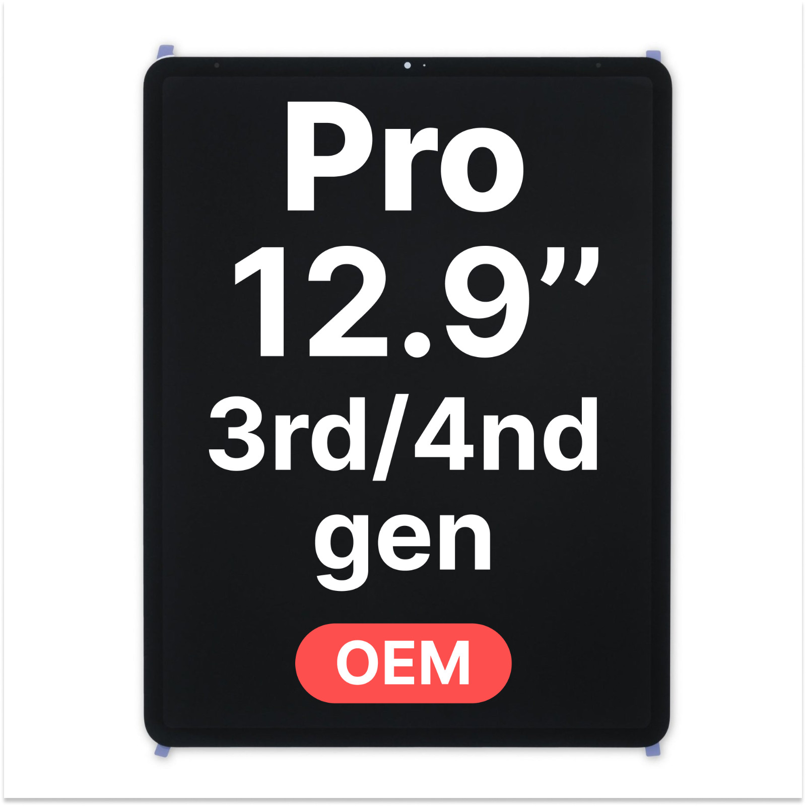 OEM Original iPad Pro 12.9 3rd / 4th LCD Replacement Screen Digitizer "Grade A"