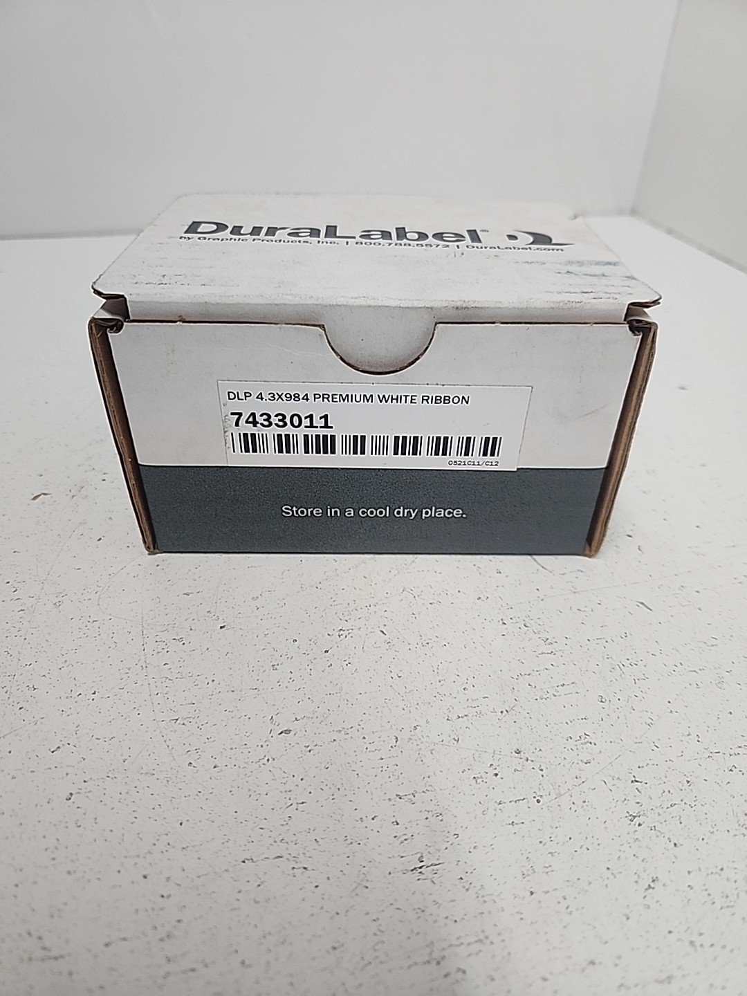 DuraLabel 7433011 Premium White Ribbons 4.3X984 **NOS**