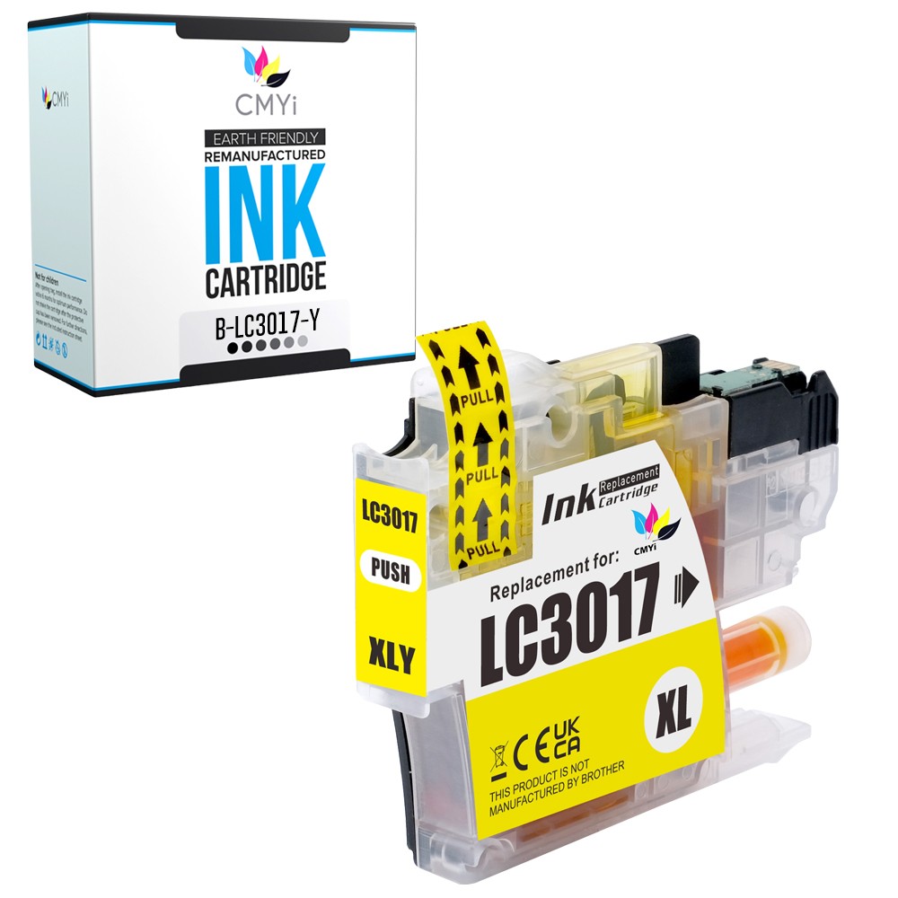 1PK Compatible CMYi LC3017 Yellow Ink Cartridge fits Brother MFC-J5730DW J6530DW