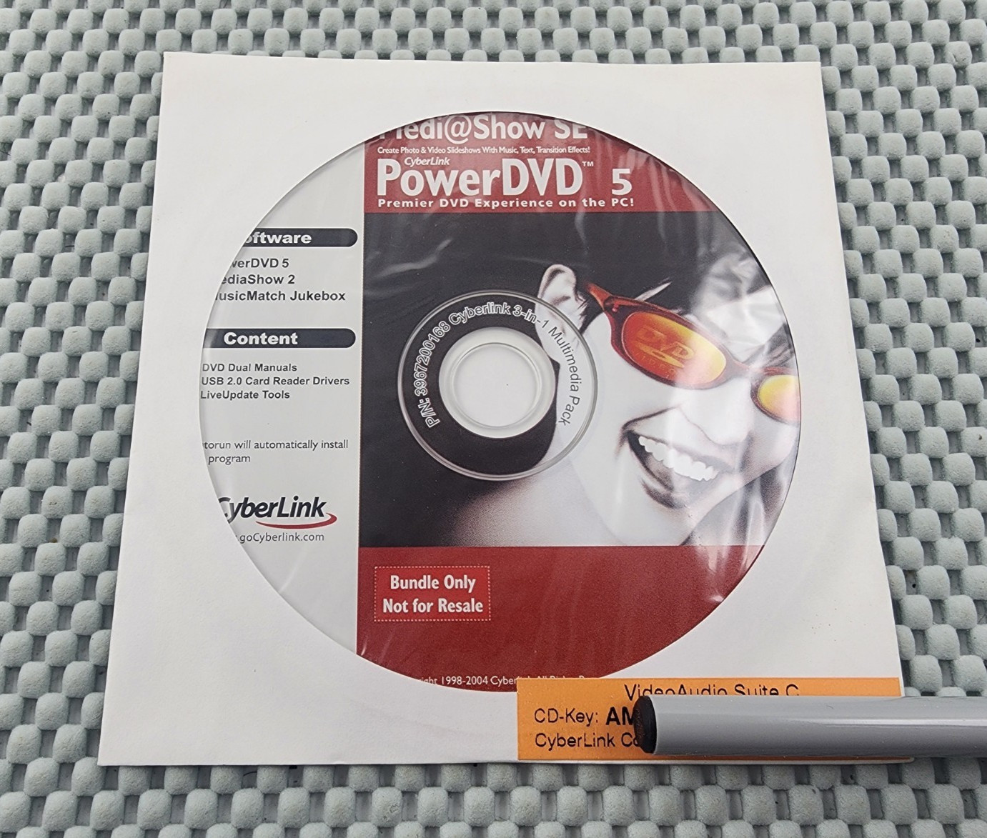Cyberlink PowerDVD 5 & Medi@Show SE 2 DVD-ROM Software