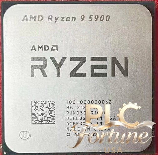 Used AMD Ryzen 9 5900 R9-5900 AM4 3.0GHz 12C 24Thr 65W 64M Desktop CPU Processor