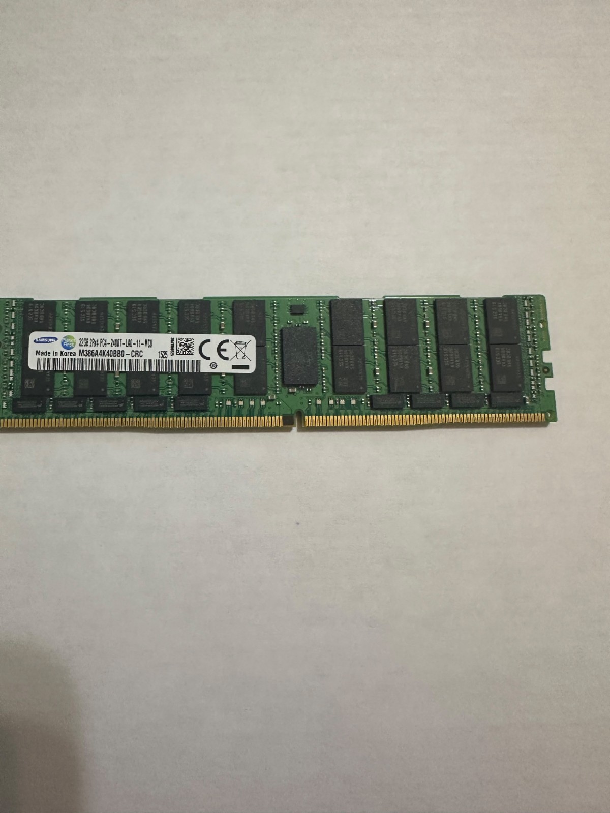 Samsung 32GB DDR4-2400 ECC LRDIMM 2Rx4 M386A4K40BB0-CRC 192GB