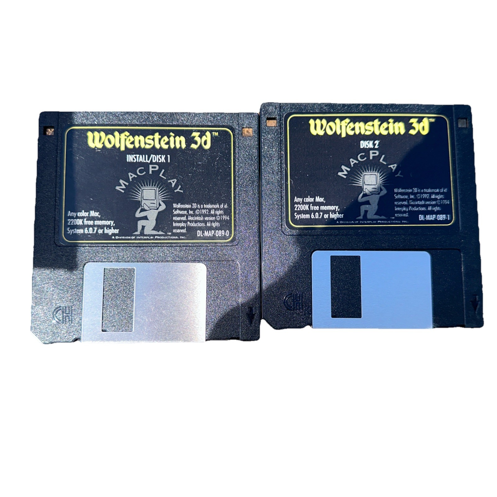 Wolfenstein 3D: First Encounter MAC classic soldier fighing World War II RARE