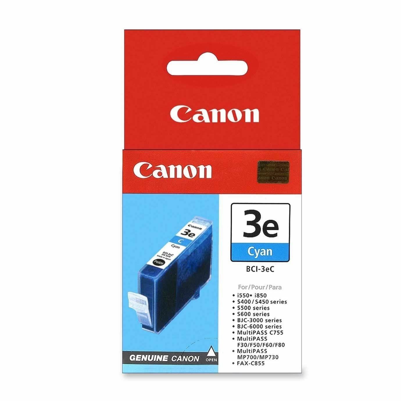 NEW Canon BCI-3e Cyan Ink Cartridge 4480A003 Genuine 