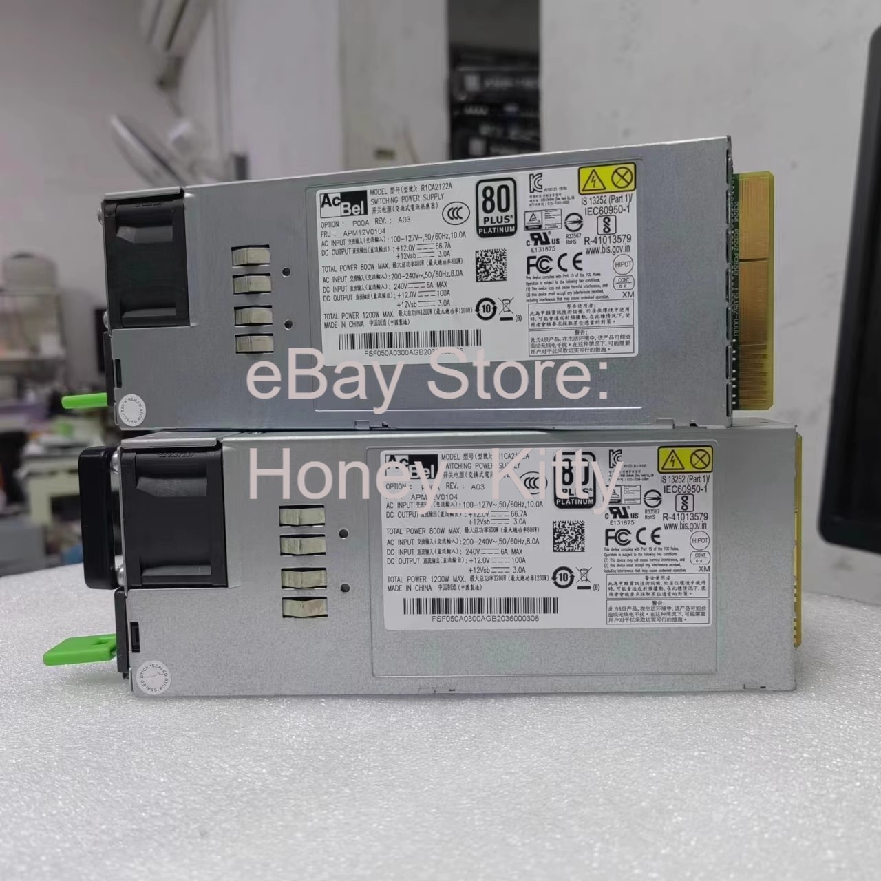 1pcs AcBel R1CA2801A 800W Power module for Server Tested