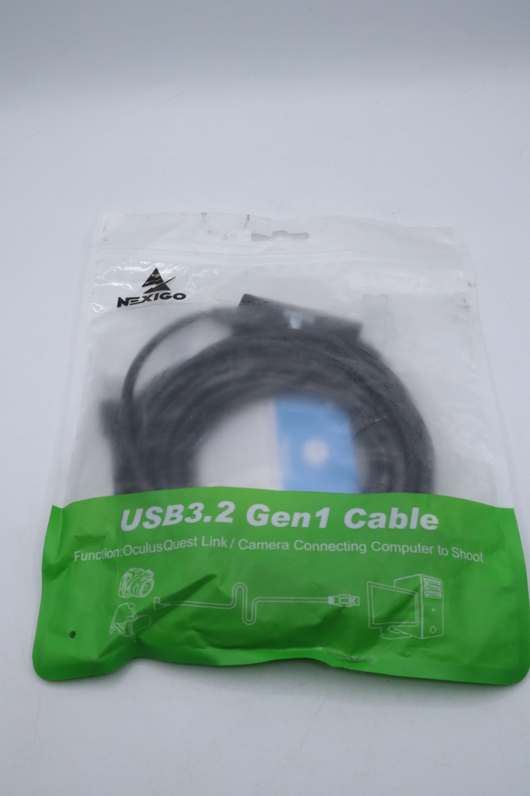 NexiGo Enhanced 16FT Link Cable with Signal Amplifier, USB 3.2 Gen1 Type C to A,