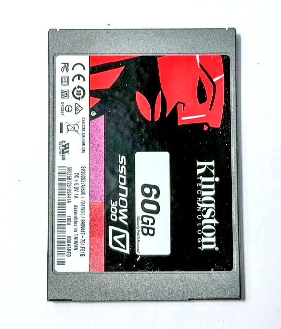 Kingston SSDNow V300 60GB 2.5" SATA III Internal Solid State Drive SV300S37A/60G