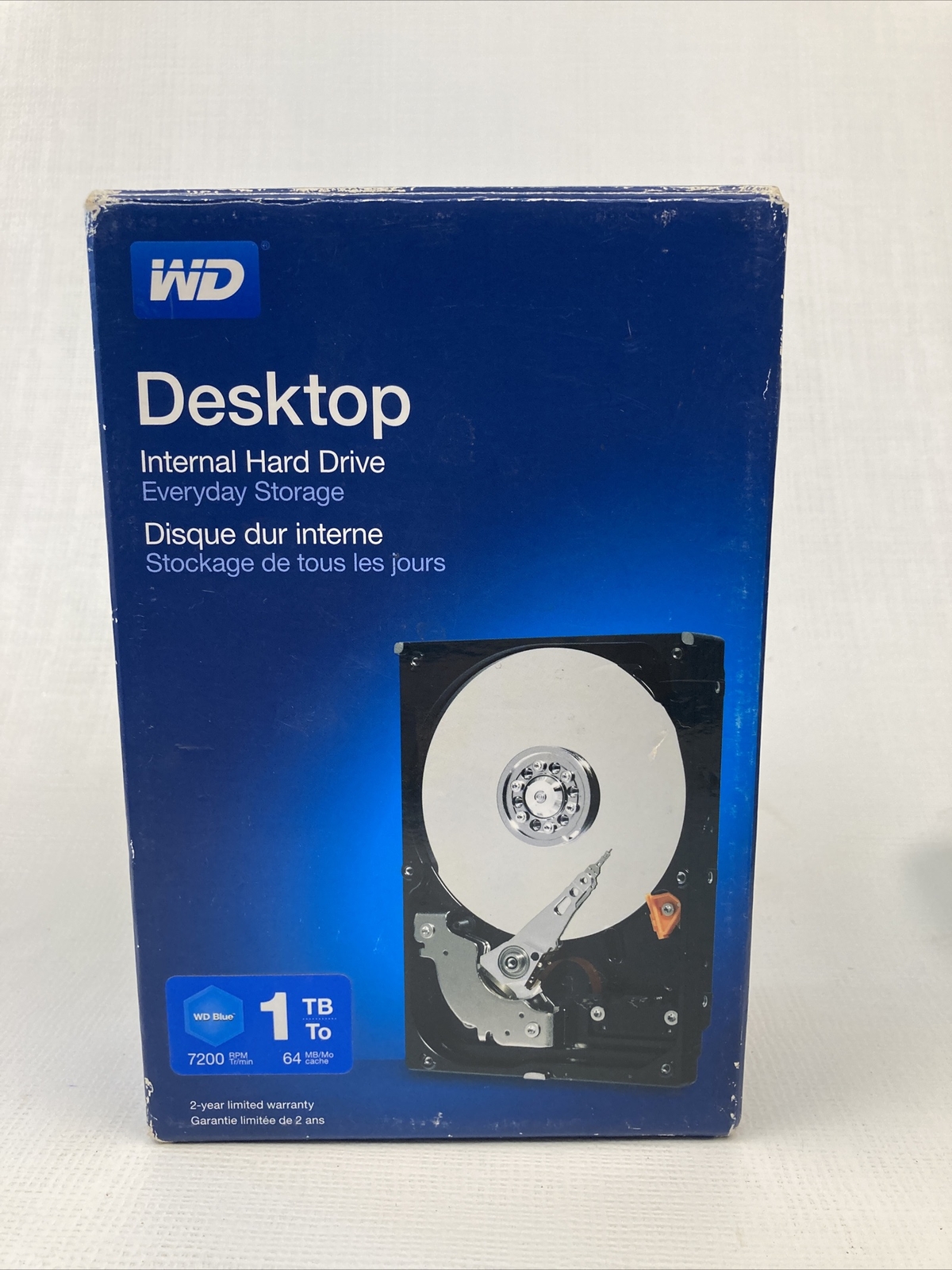 Western Digital Desktop Mainstream 1TB Internal 7200 RPM 3.5" WDBH2D0010HNC IOB