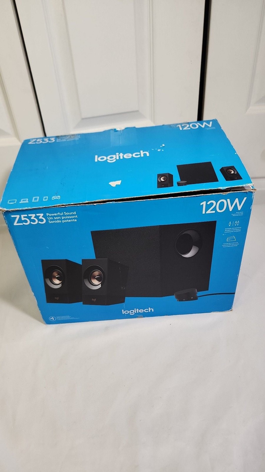 Logitech Z533 Multimedia 2.1 Speaker System with Subwoofer 120W Peak Power