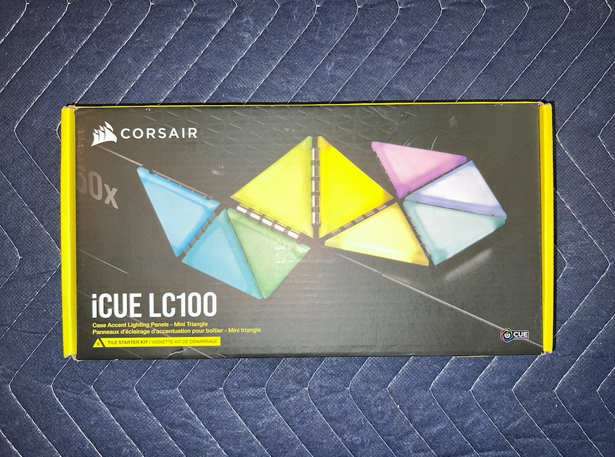 Corsair iCUE LC100 Case Accent  Mini Triangle Lighting Panels 9x Tile Kit – NEW