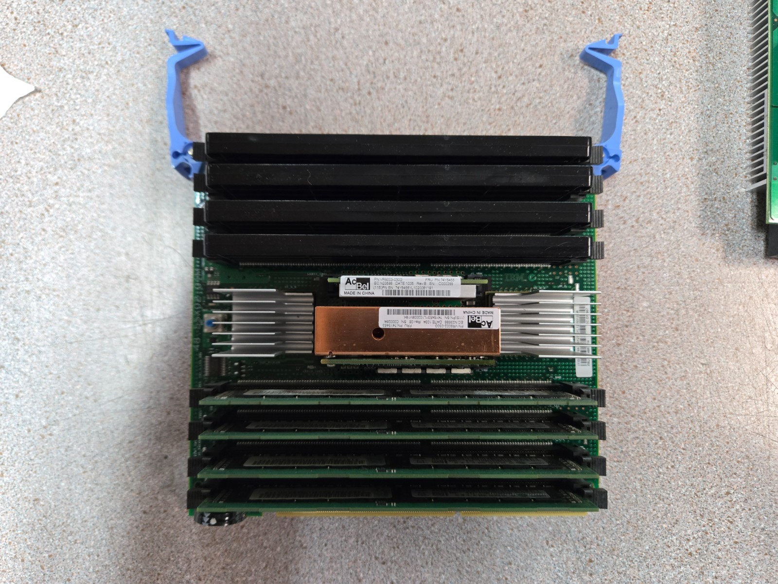 IBM 46K7514 74Y2574 8-Slot DDR3 Memory Riser Card w/77P8784 x2. 74Y5453. 74Y5455