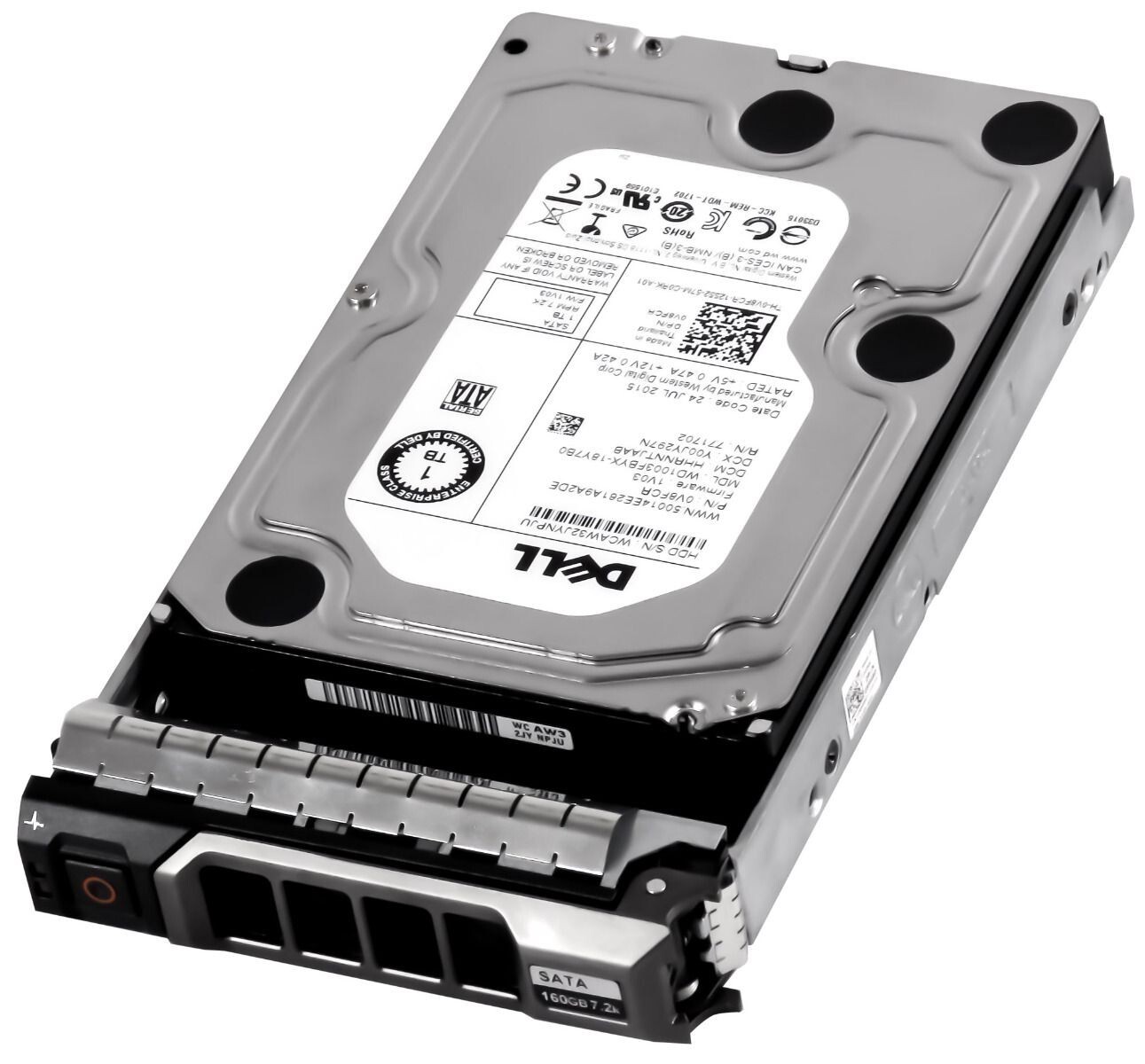 HARD DRIVE DELL 0V8FCR WD1003FBYX 1TB SATA II 7.2K 64MB 3.5''