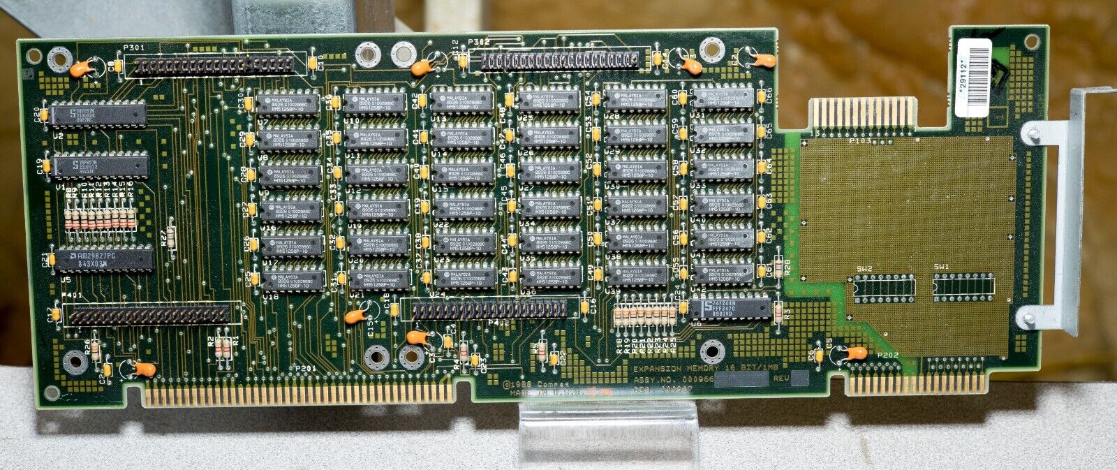 Vintage Compaq DeskPro Expansion memory 16 bit 1MB ISA534