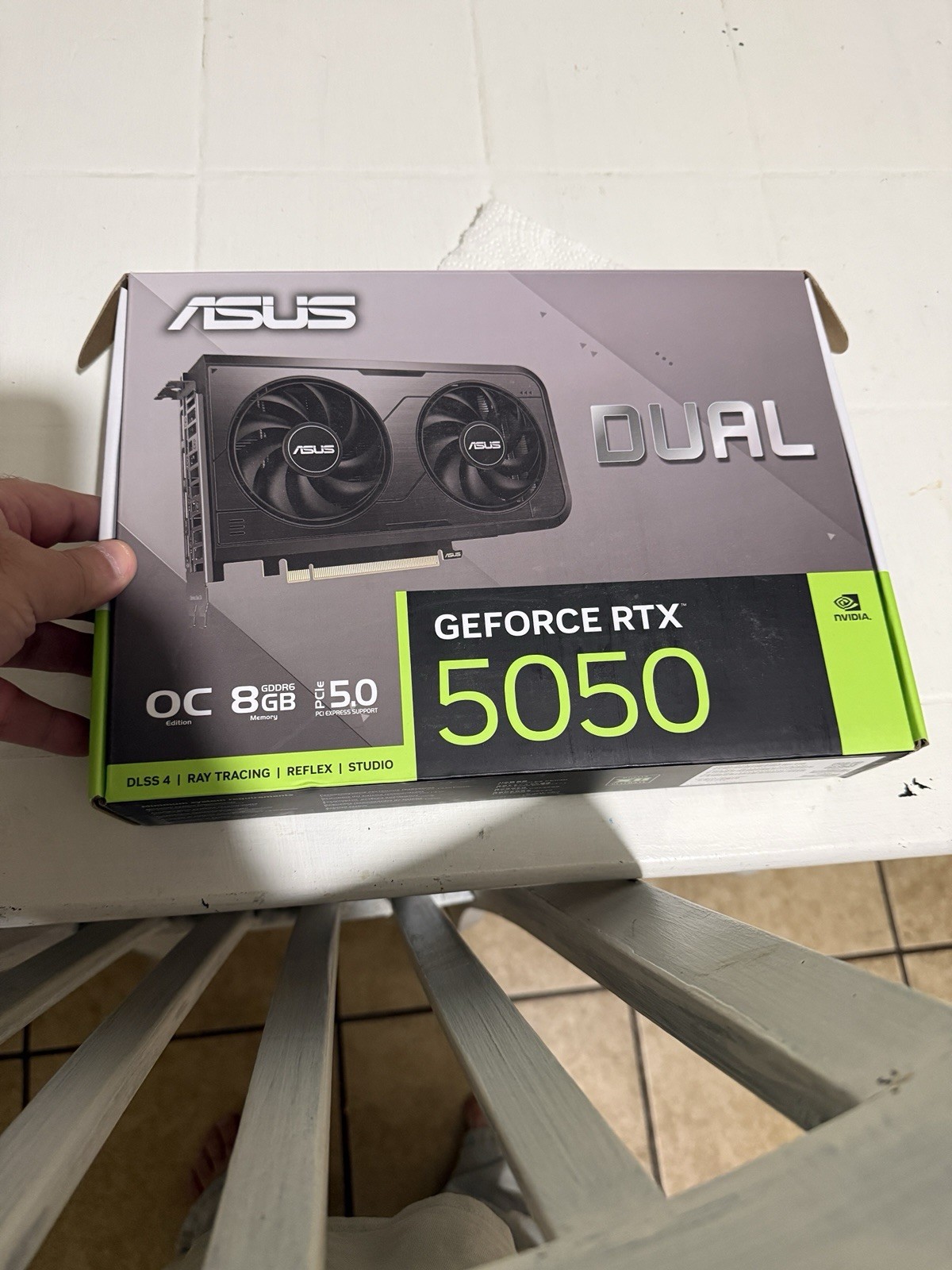 ASUS Dual GeForce RTX 5050 8GB GDDR6 PCIe 5.0 DLSS 4 HDMI/DP SFF