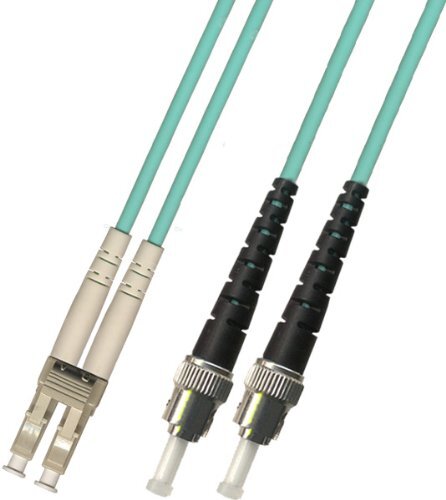 250M 10GB OM3 Multimode Duplex Fiber Optic Cable 50/125 LC ST Aqua Patch Cable