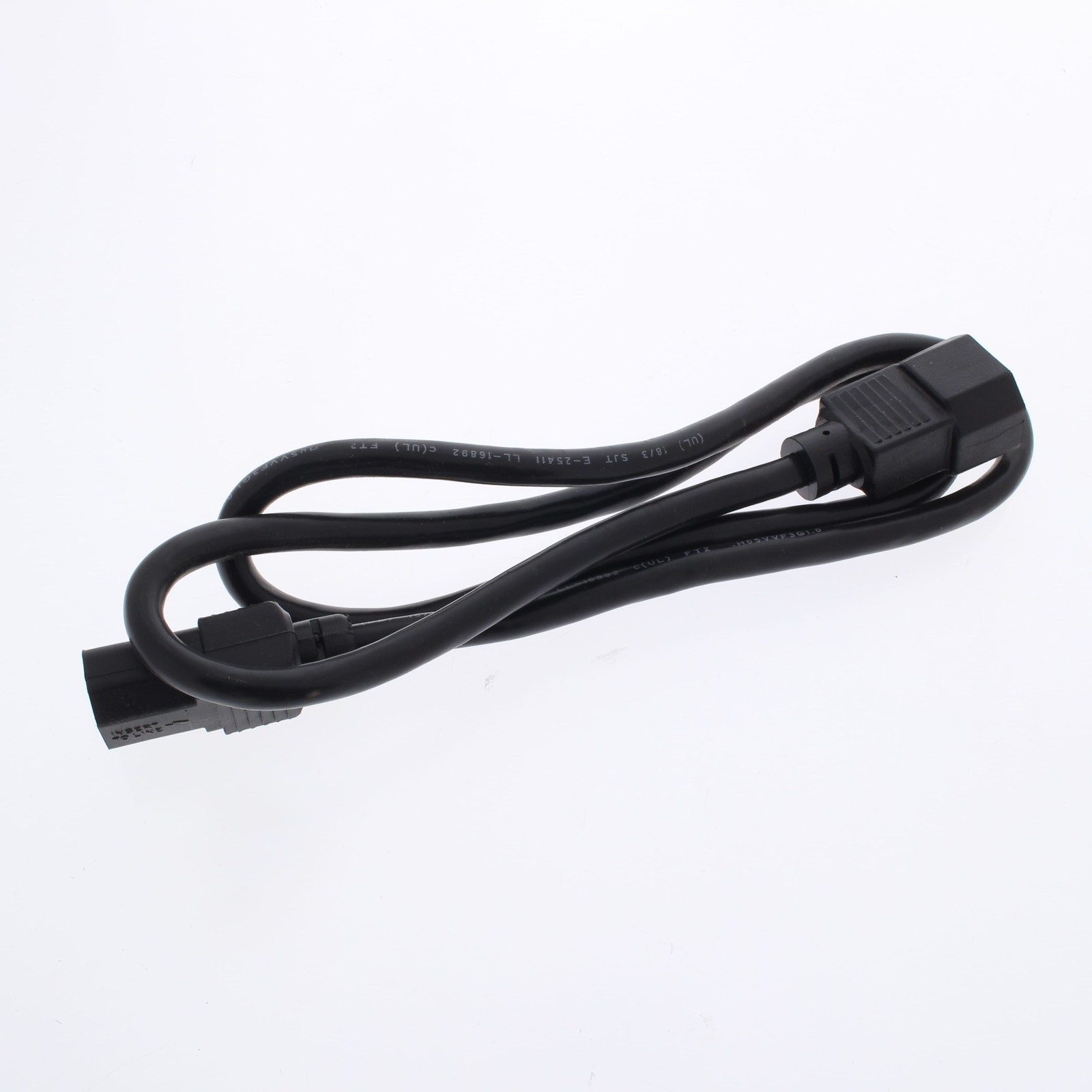 Leviton 5532 Black IEC 320 Monitor Server Computer 3' Power Cord Cable Extension