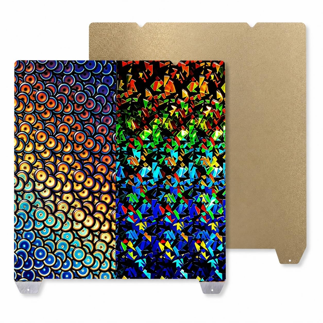 235x235mm 2-Piece Holographic + Textured PEI Plate Set for K1