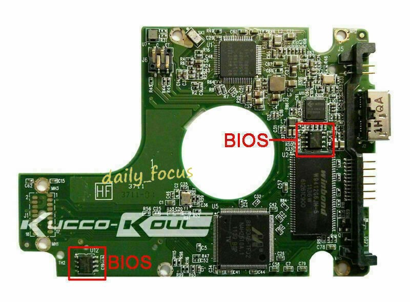 2060-771801-002 REV A/P1 USB HDD Logic Controller PCB Board