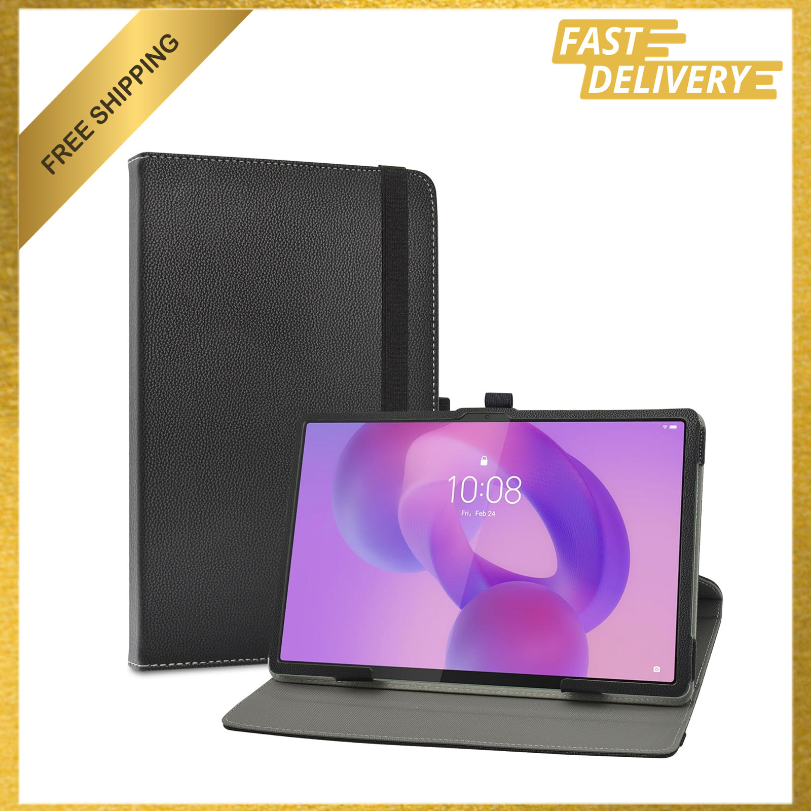 Tablet Case for 12.7 Inch Lenovo Idea Tab Pro TB373FU, 360 Degree Rotation Stand