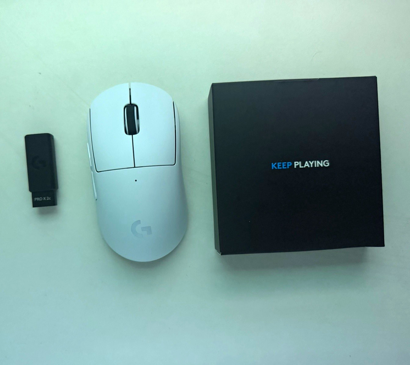 Logitech PRO X 2c Wireless Optical Gaming Mouse 32000 DPI 5-Button White no box