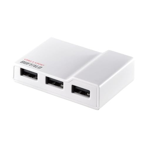 Buffalo USB Hub PC/TV Compatible 4-Port Self-Powered Hub White BSH4A11WHfrom JP