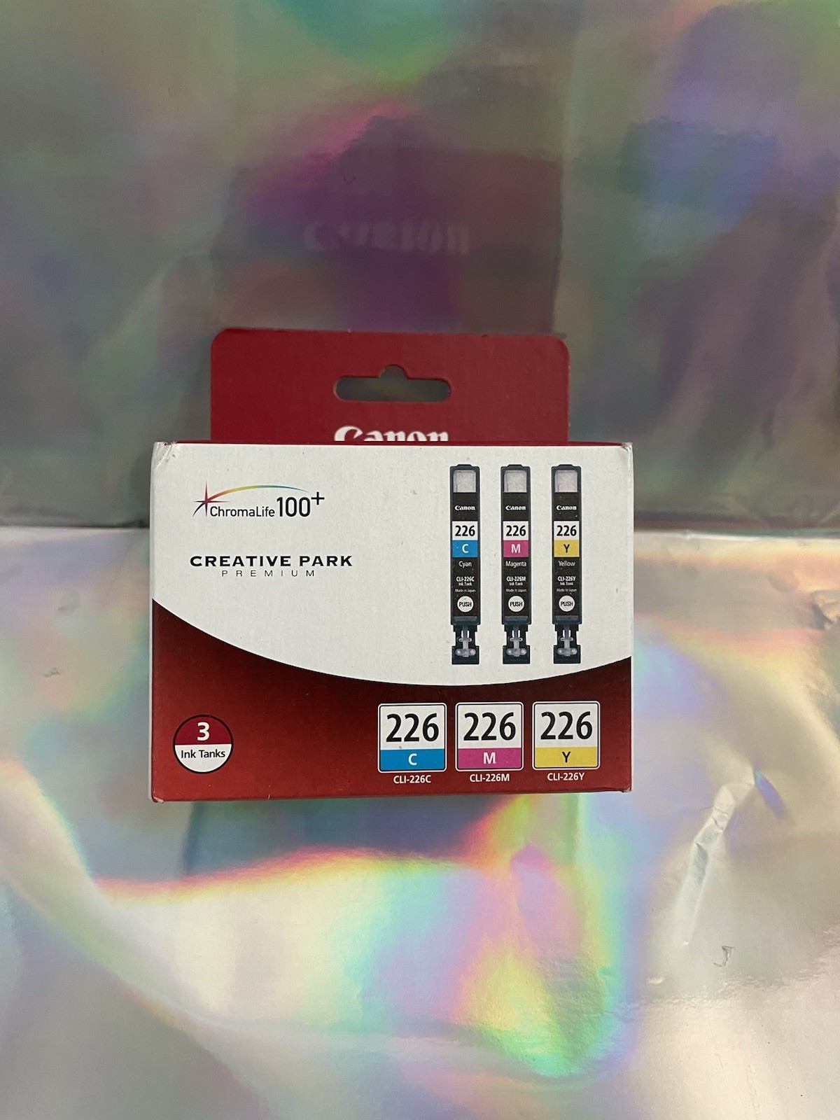Pack Of 3 Canon Creative Park Premium CLI-226 Cyan Magenta Yellow Ink Cartridges
