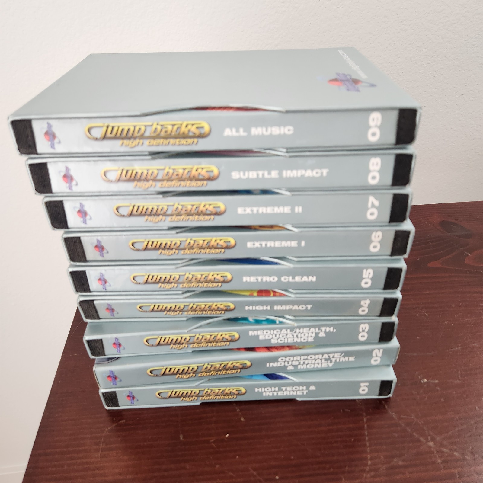 Digital Juice Jump Backs High Definition Volumes 01-09 Lot 1