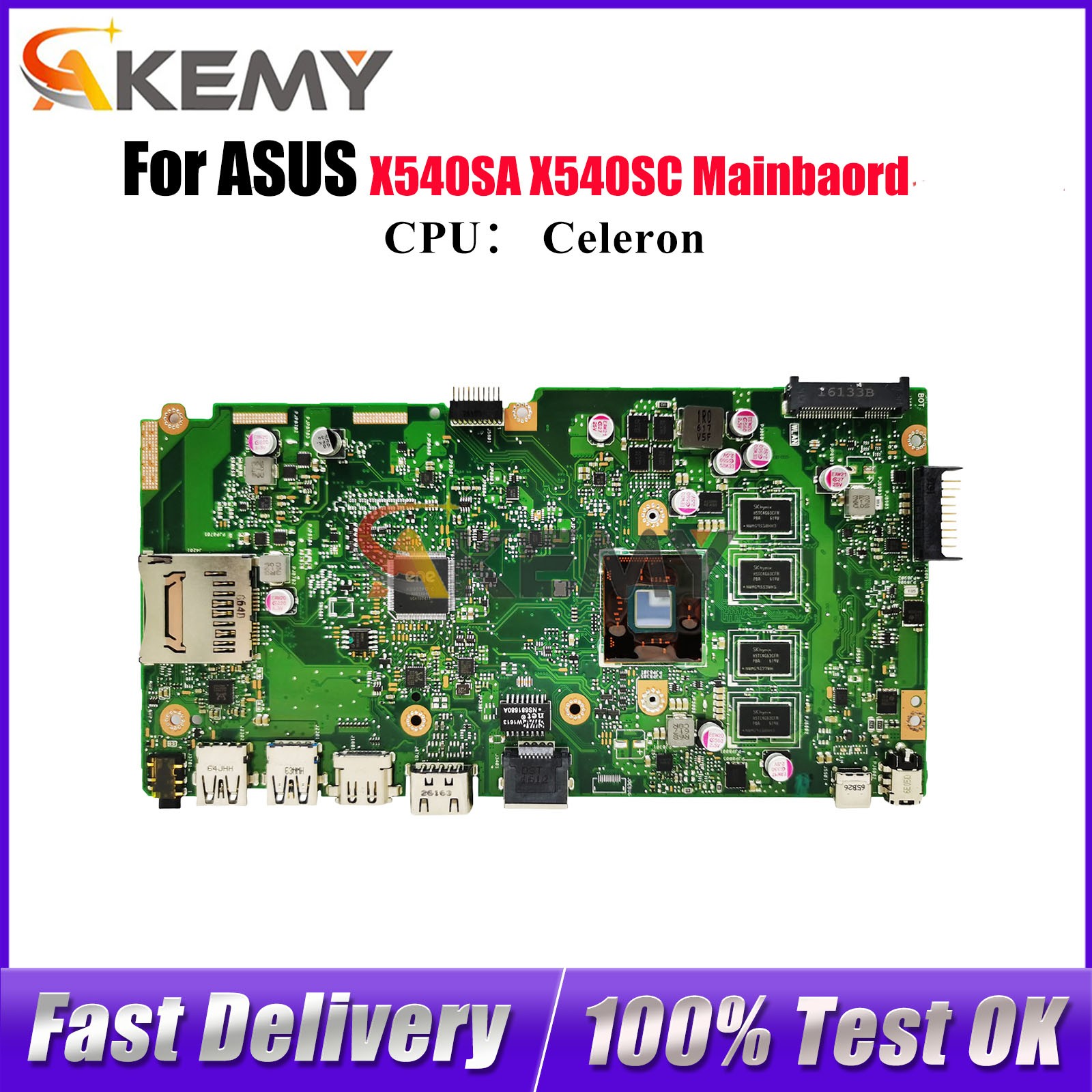 X540SA Laptop Motherboard For ASUS R540S X540SC D540S A540S F540S Mainboard
