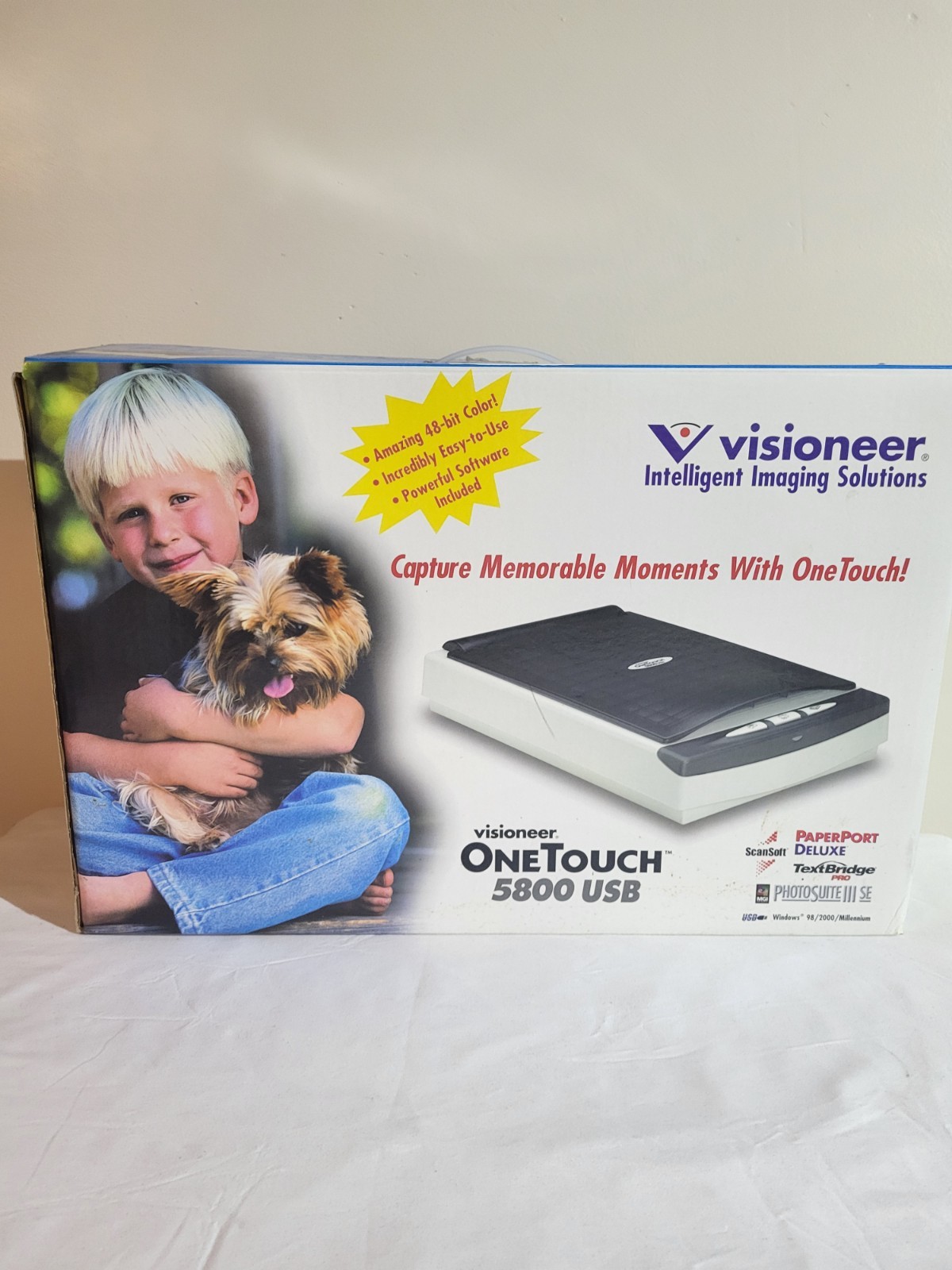 Visioneer One Touch 5800 USB Flatbed Scanner  NEW  Vintage