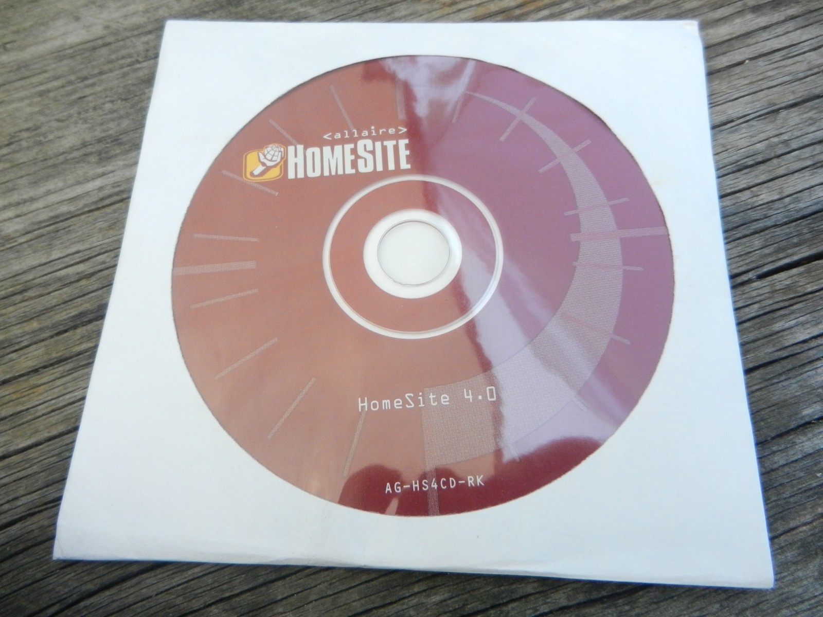 Allaire  HOMESITE 4.0  HOME SITE Original Never Used CD-ROM VINTAGE