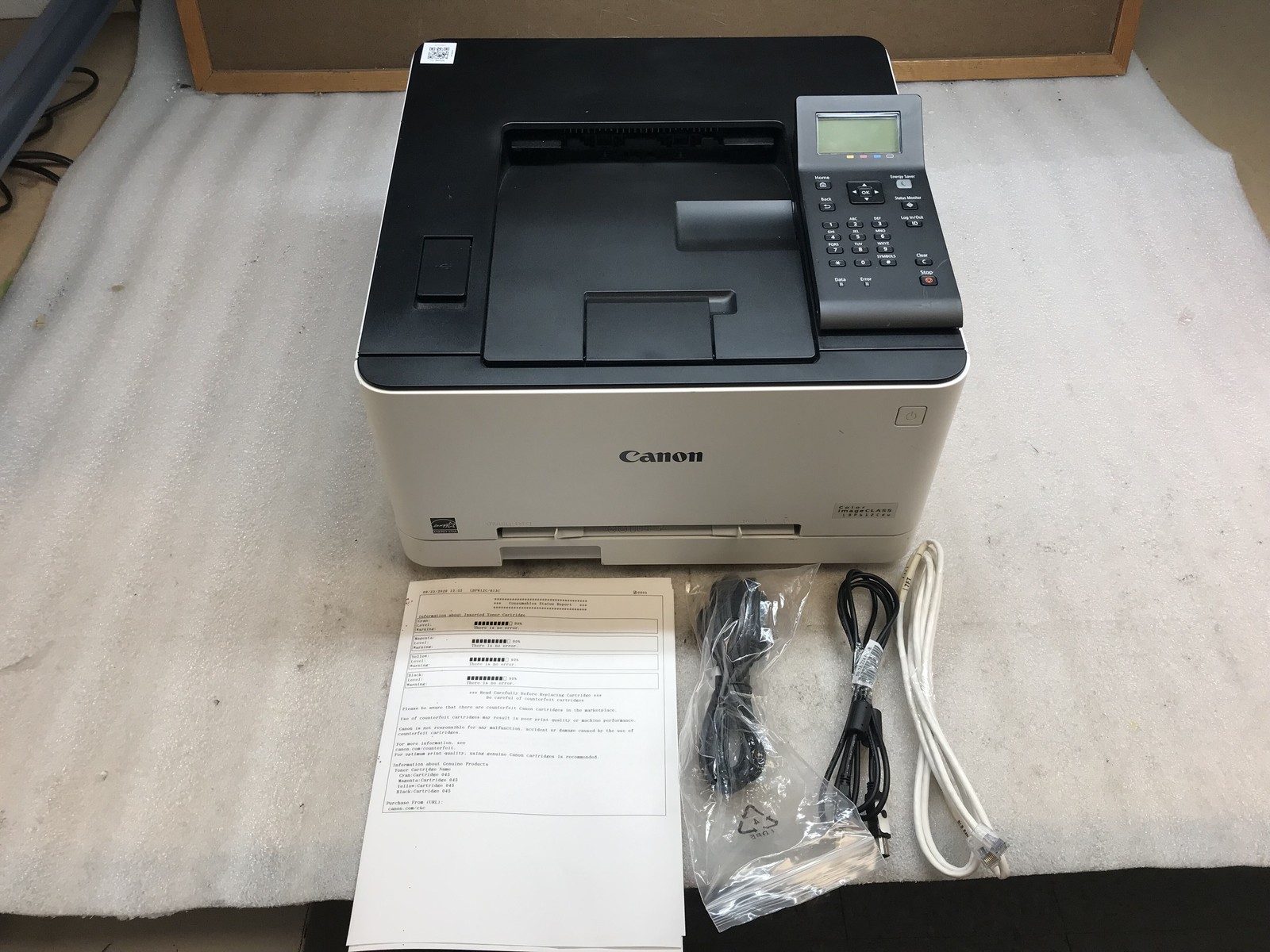 Canon Color ImageClass LBP612CDW Wireless Duplex Laser Printer 1k Pg Ct *READ*