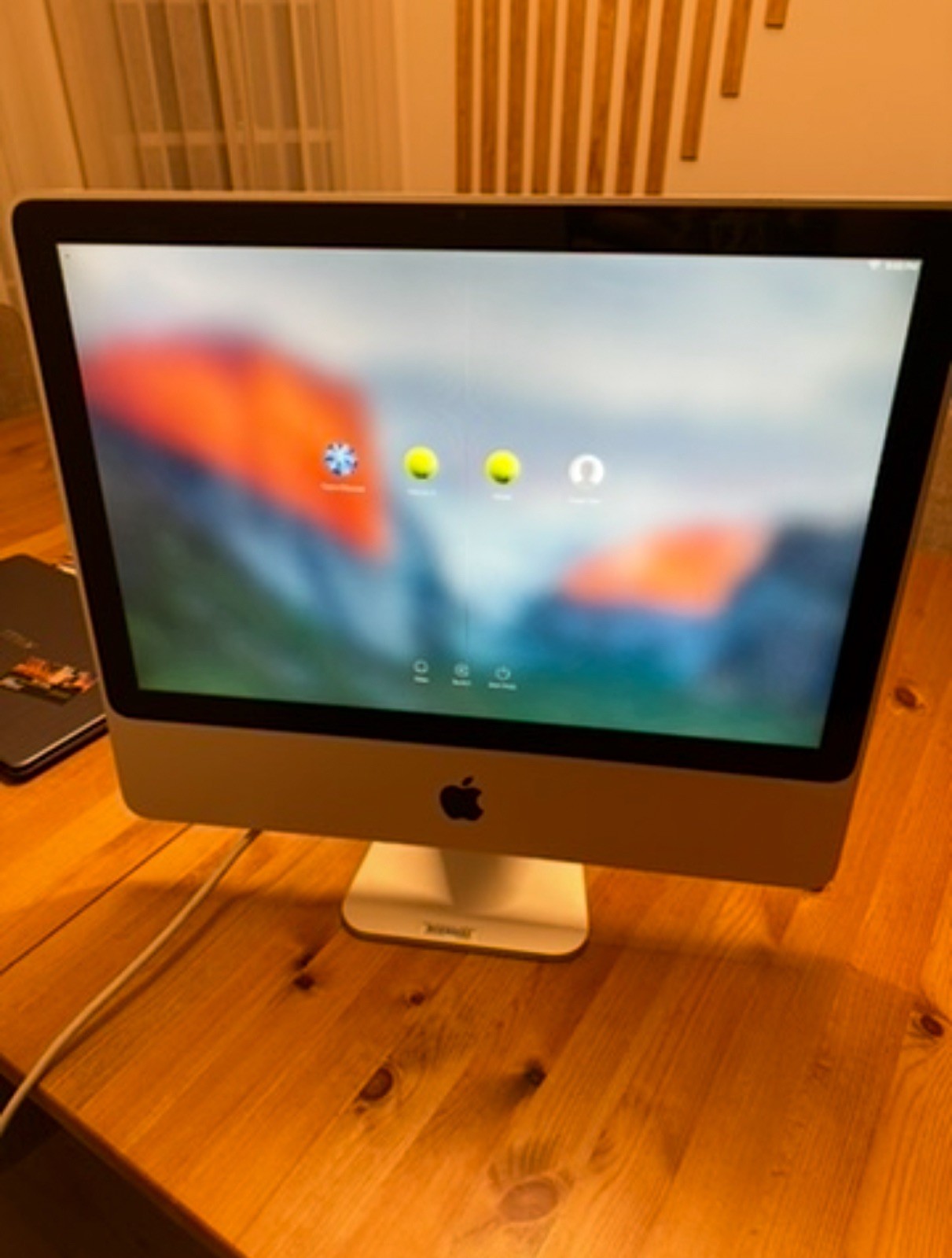 OBO Apple iMac 20" 2.66 GHz4GB-RAM 1TB-HDD Mac OSX(El Capitan)(10.11.6) A1224 